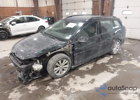 2019 Volkswagen Golf Sportwagen 1.8T S from USA, damaged, VIN 3VW117AU3KM507807